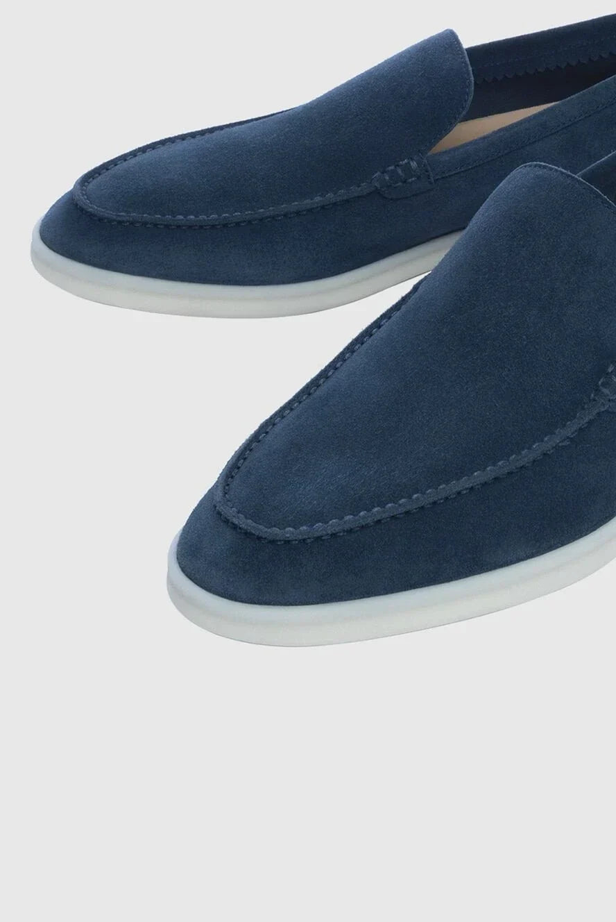 Loro Piana "Blue Suede Slip-on"