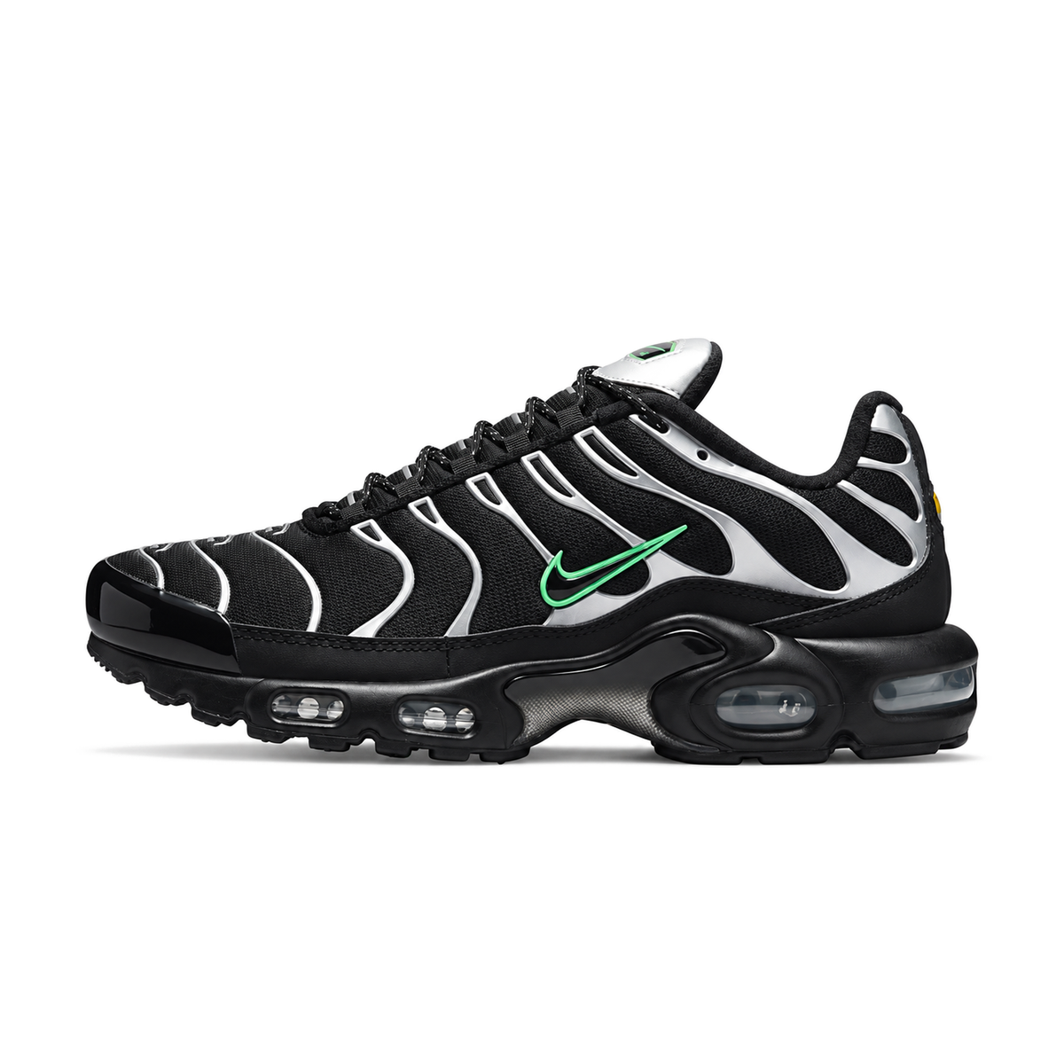 Nike Air Max Plus (Black Silver Green Strike) - slika 1