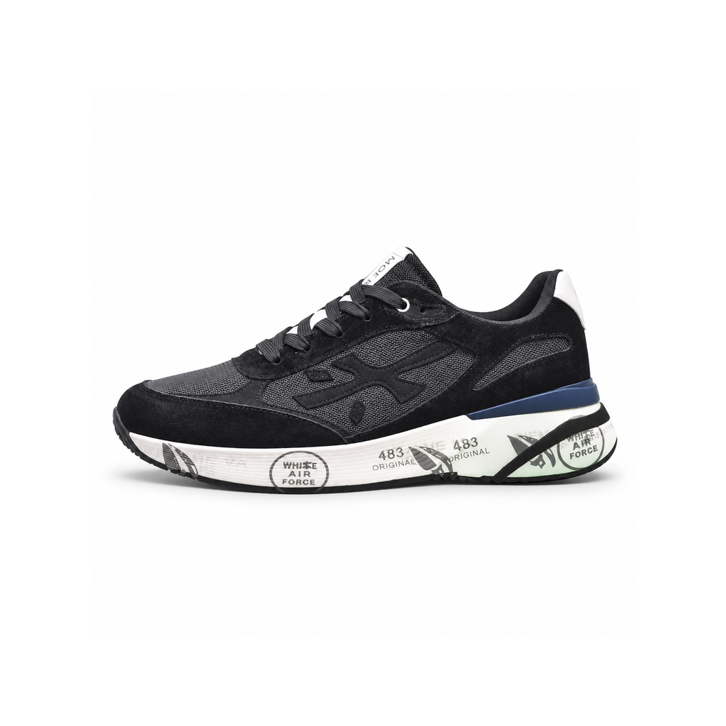 Premiata 483 Black - bočni prikaz