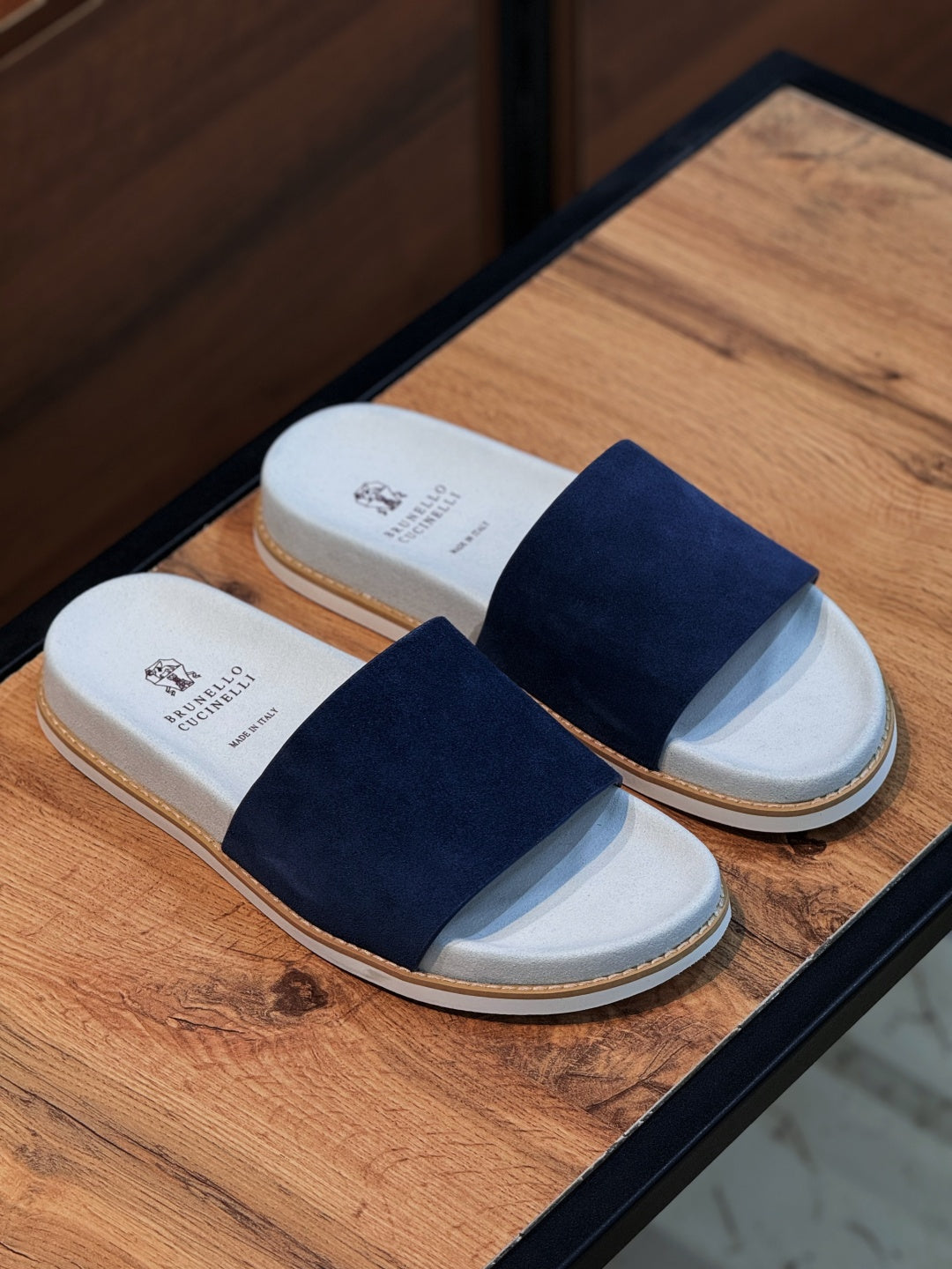 Brunello Cucinelli "Full Blue Sandals"