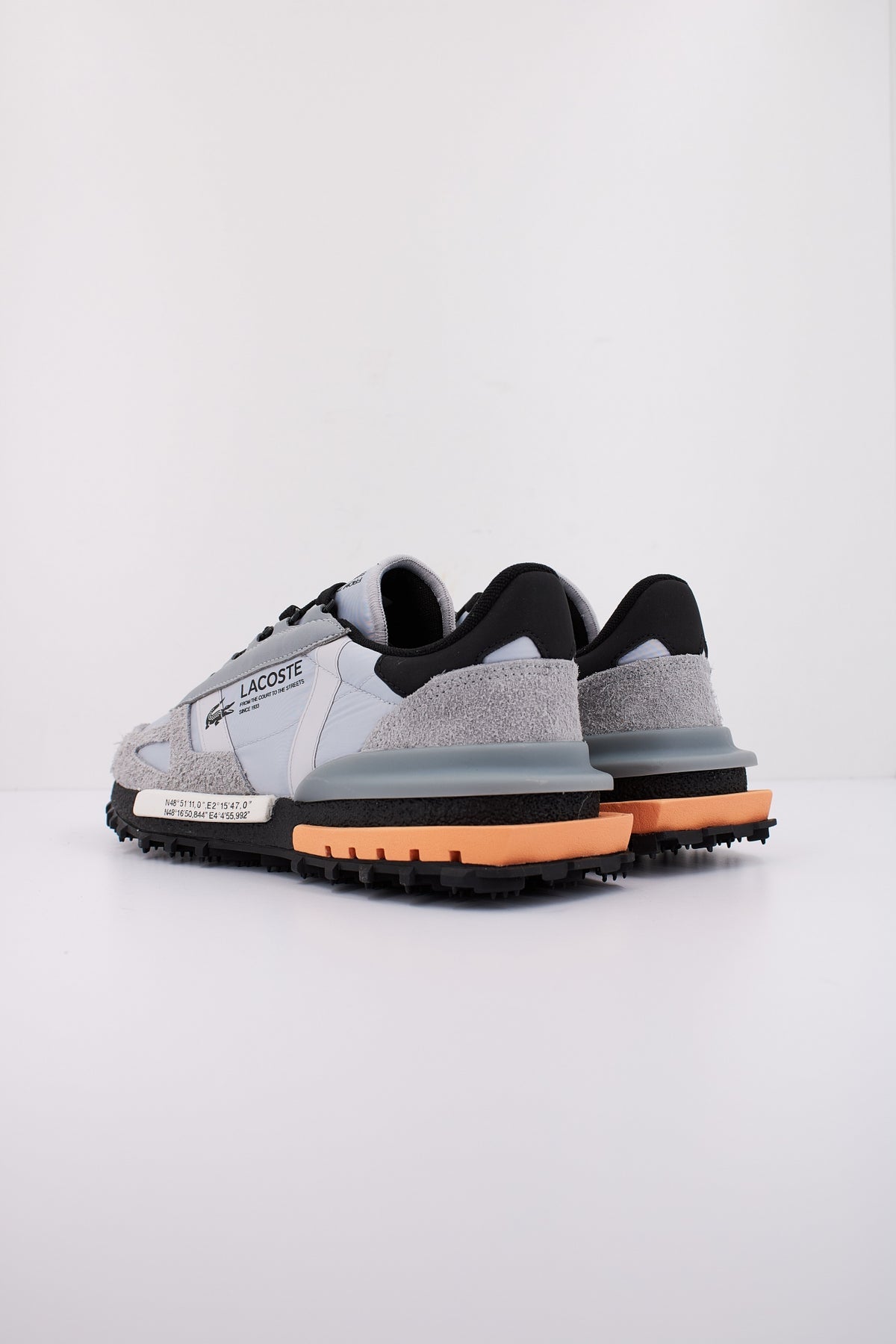 Lacoste L003 2K24 Grey Orange - zadnji prikaz