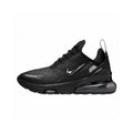 Nike Air Max 270 Premium Black / Silver – bočni prikaz na bijeloj pozadini