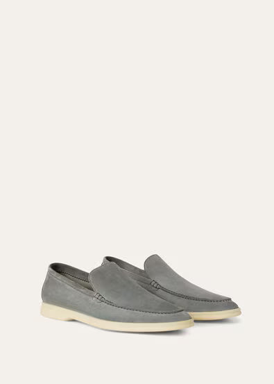 Loro Piana "Summer Walk Loafer Grey"