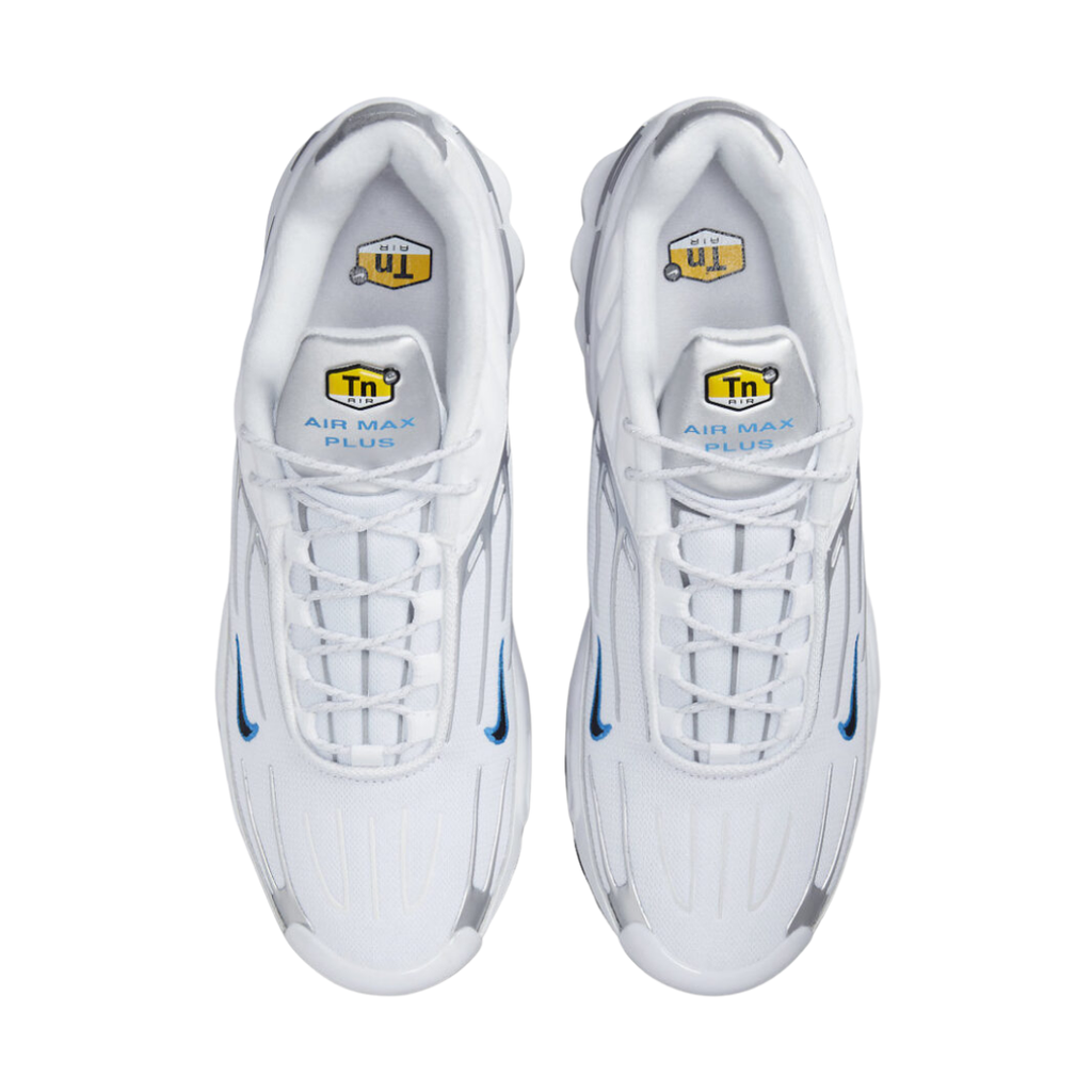 Nike Air Max Plus 3 White Silver Blue, patike, slika 3