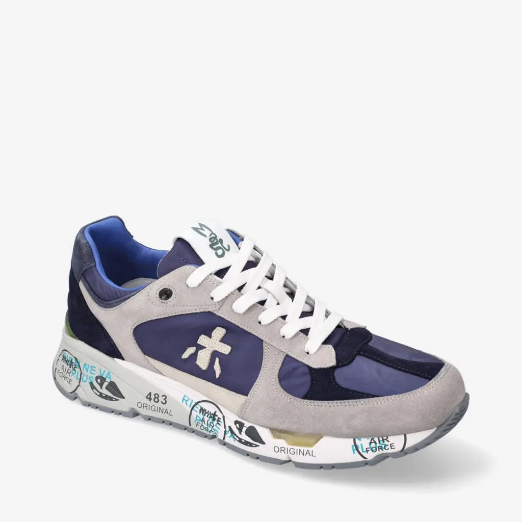 Premiata Blue / Beige patike – fotografija modela 2