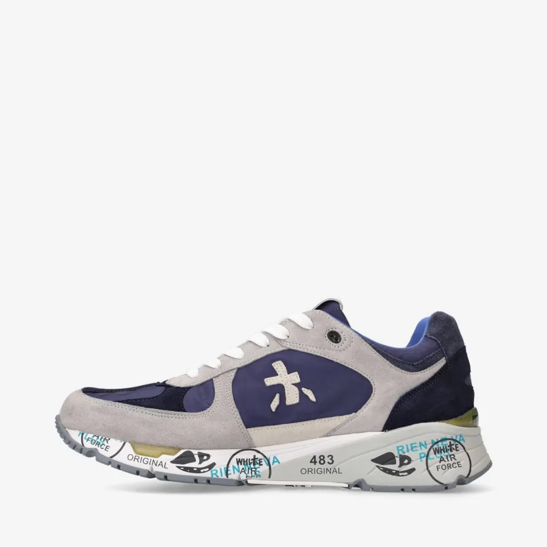 Premiata Blue / Beige patike – fotografija modela 6