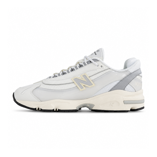 Aimé Leon Dore x New Balance 1000 Sea Salt Concrete, krem i svijetlosiva patika, bočni profil