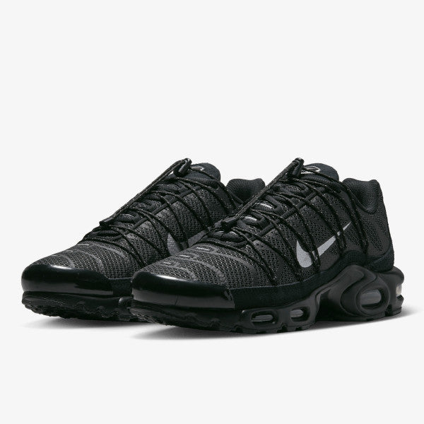 Nike Air Max Plus Utility Black Metallic Silver, crna / metalik srebrna, patike, slika 3