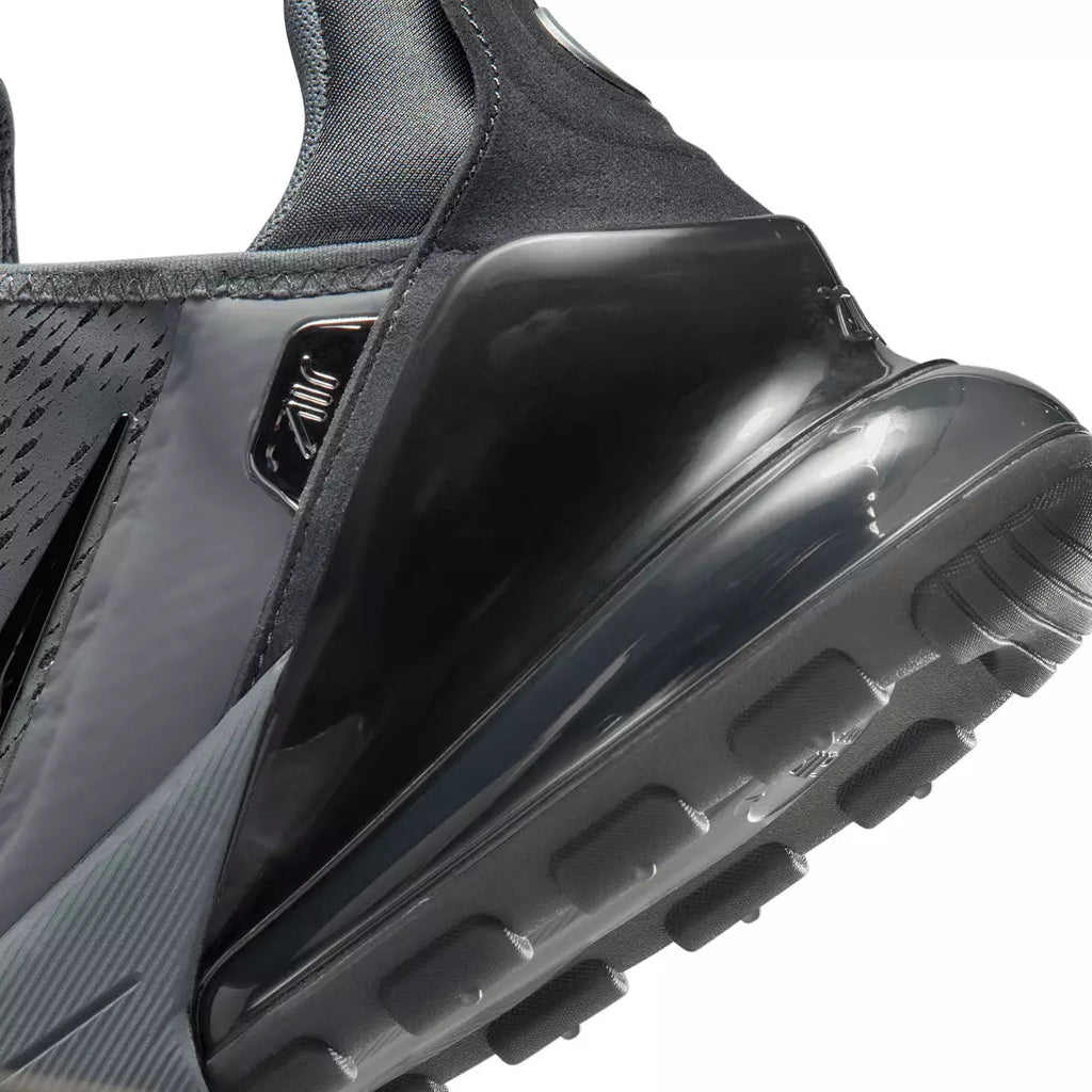 Nike Air Max 270 Premium Smoke Grey – detalj crne pete i Air jedinice