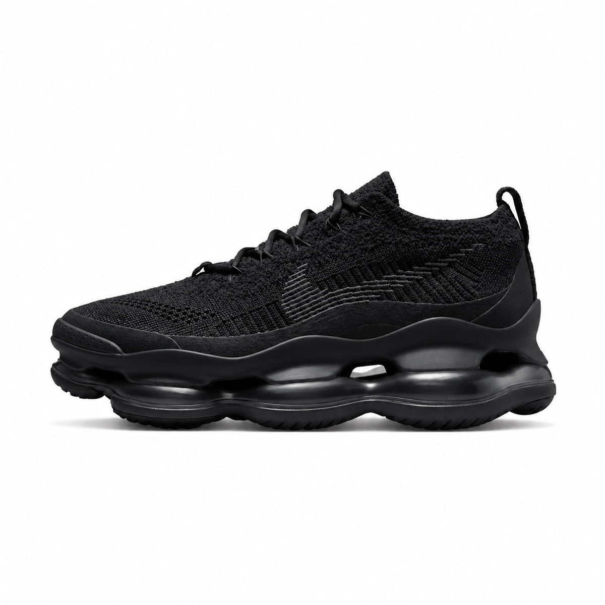 Nike Air Max Scorpion FK Triple Black – bočni profil