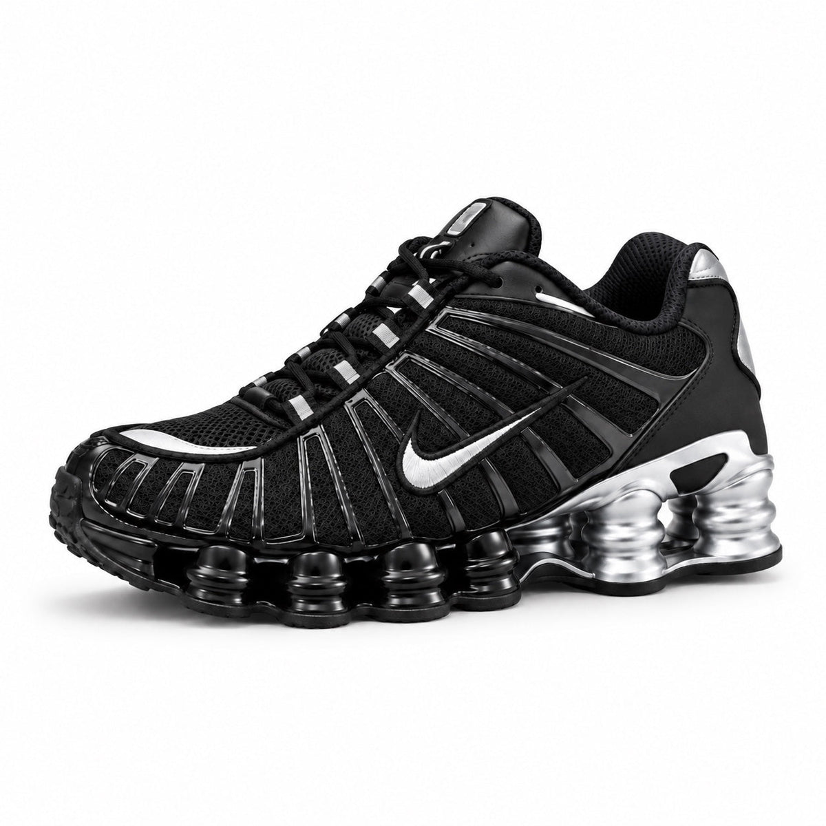 Nike Shox TL Black Silver – prednji bočni ugao
